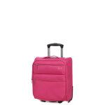 Valise underseat extensible 2 roues lys nashville 43 cm fuchsia / beige rose