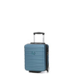 Valise underseat rigide extensible worldline linz 3 - 40 cm bleu orage