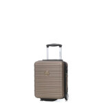 Valise underseat rigide extensible worldline linz 3 - 40 cm champagne beige