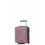 Valise underseat rigide extensible worldline linz 3 - 40 cm rose
