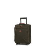 Valise underseat souple bric's x - travel 45 cm - 2 roues olive vert