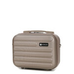 Vanity case rigide horizon napoli 31 cm champagne beige