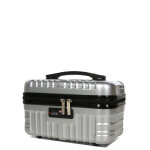 Vanity case rigide kinston constance 32. 5 cm argent gris