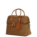 Vanity case souple bric's life 35 cm camel marron