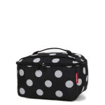 Vanity case souple reisenthel beautycase 27 cm dots white noir