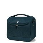 Vanity case souple roncato crosslite 27 cm vert bouteille bleu