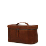 Vanity case souple the chesterfield brand vince limone 29 cm cognac marron