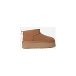 Botte ugg classic ultra mini  plateforme pour femme | ugg ue in brown, taille 39, daim