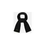 �charpe festonn�e en uggfluff in black, taille o / s, polaire