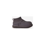 Ugg botte classic ultra mini stretch cuff pour grand enfant in grey, taille 32. 5, daim / textile / recycled ...