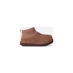 Ugg botte classic ultra mini stretch cuff pour grand enfant in rocky oak, taille 32. 5, daim / textile ...