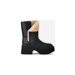 Ugg botte en cuir classic esmee in black, taille 39, shearling