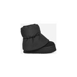 Ugg botte matelasse classic mini dipper in black, taille 40, textile / daim