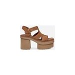 Ugg salom new heights  plateforme in brown, taille 41, daim
