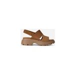 Ugg sandale calimuze � lani�re arri�re in brown, taille 37, daim / cuir