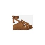 Ugg sandale goldenstar hi artistitch in brown, taille 37, daim