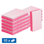 10 tamponges 3m scotch - brite blancs