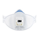 3m masque anti poussière pliable ffp2 avec soupape - blanc - lot de 2 3m masque anti poussière pliable ffp2 avec soupape - blanc - lot de 2