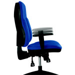 Accoudoirs pour sige de bureau sacha polypropylne noir hauteur rglable