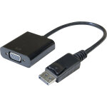 Adaptateur displayport 1. 2 vers vga - c�ble de 15 cm - noir