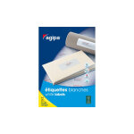 Agipa 119643 etiquettes blanches multi - usage 210 x 297 mm - bo�te de 25