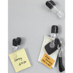 Aimants clip glossy, kit de 4, assorti