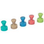 Aimant n�odyme en forme de quille, adh�rence: 1, 5 kg