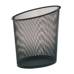Alba corbeille à papier mesh en métal 18 l - noir Alba corbeille à papier mesh en métal 18 l - noir