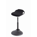 Alba flexy tabouret ergonomique assis - debout - noir