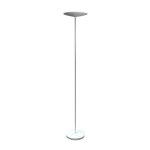 Alba lampadaire led slim bc - led intgre - 30 w - variateur d'intensit - acier - blanc
