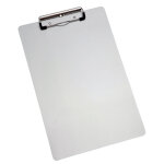 Alba - porte - bloc m�tal plametal pour bloc papier format a4 - 70 feuilles - 24 x 32 cm - gris m�tallis� ...