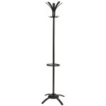 Alba portemanteaux cleo - 5 doubles pat�res et porte parapluies - noir