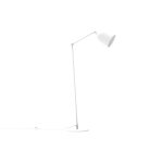 Aluminor lampadaire mekano - ampoule led e27 - 12w - bras articul - blanc