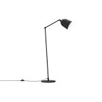 Aluminor lampadaire mekano - ampoule led e27 - 12w - bras articul - noir