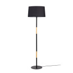 Aluminor lampadaire mikado - ampoule led e27 - métal et bois - noir Aluminor lampadaire mikado - ampoule led e27 - métal et bois - noir