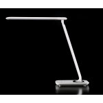 Aluminor lampe de bureau bob - led intgre - 7w - bras et tte articuls - blanc laqu