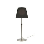 Aluminor lampe de bureau elenza - ampoule led e27 - 12w - hauteur rglable - pied alu et abat - jour ...
