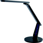 Aluminor lampe de bureau zig - led intgre - 10w - bras et tte articuls - ecran digital - noir