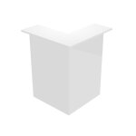 Angle 90 pour banque d'accueil ola - l. 76 cm - blanc