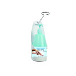 Anios support mural commande au coude anios pvc blanc pour flacon 1000 ml