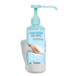 Anios support mural anios pvc blanc pour flacon 500 ml