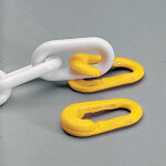 Anneaux brisés, couleur jaune, diamètre 8 mm, lot de 4 Anneaux brisés, couleur jaune, diamètre 8 mm, lot de 4