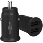 Ansmann chargeur voiture usb in - car - charger cc212, 2x usb