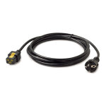 Apc netshelter - cordon d'alimentation - verrouillable - 3m - c19 - cee / 7 schuko, 3, 05 m, 16 a ap8755 ...