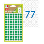 Apli pastilles adhsives recycles  8 mm - 101777 - pochette de 462 - vert