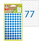 Apli pastilles adhsives recycles  8 mm - 101778 - pochette de 462 - bleu