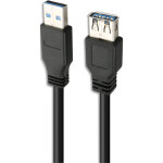 Apm rallonge usb 3. 0, usb - a / usb - a, mle / femelle, noir, 3m