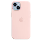 Apple coque en silicone avec magsafe pour iphone 14 - rose craie, housse, apple, iphone 14, 15, 5 cm ...
