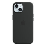 Apple coque en silicone avec magsafe pour iphone 15 - noir, housse, apple, iphone 15, 15, 5 cm (6. 1'), ...