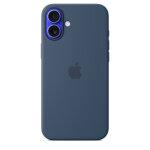 Apple coque en silicone avec magsafe pour iphone 16 plus - denim, housse, apple, iphone 16 plus, 17 cm ...
